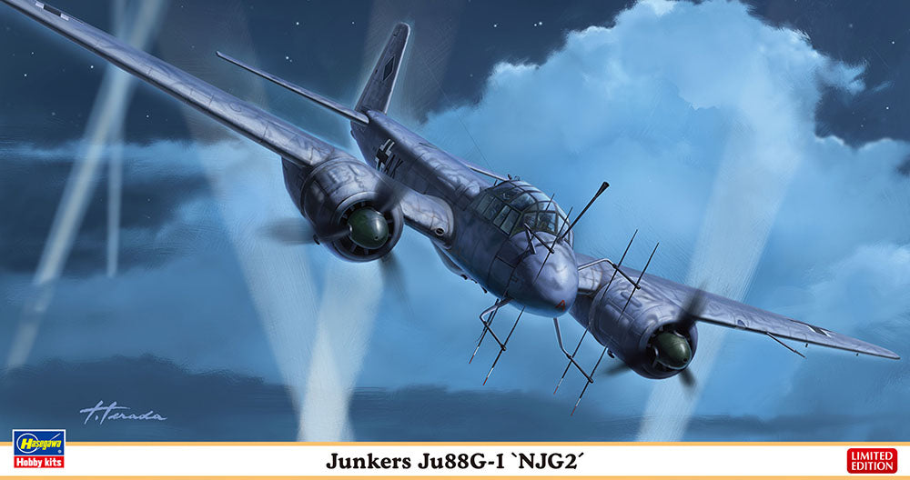 Hasegawa 02358 1:72 Junkers Ju88G-1 'NJG2' Military Aircraft Plane Model Kit
