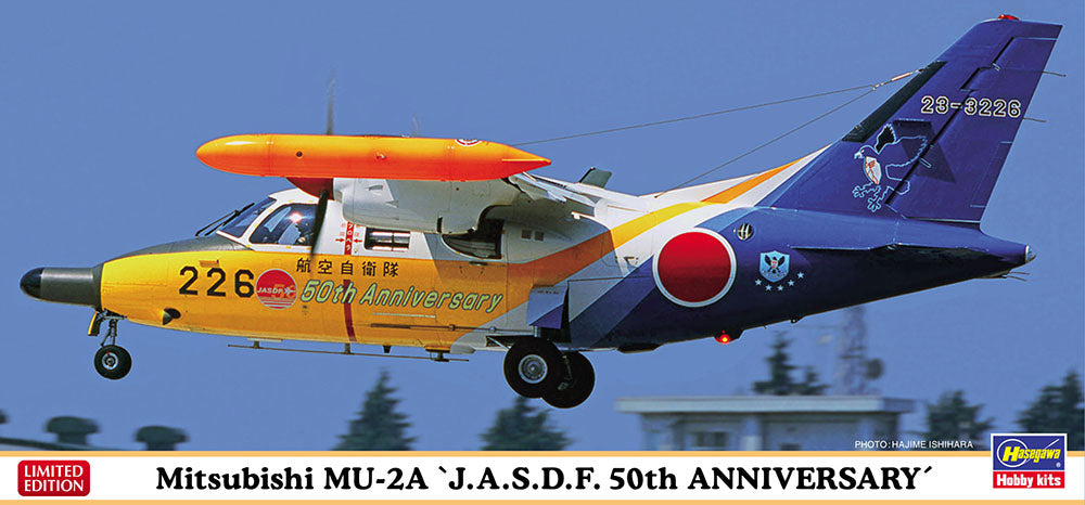 Hasegawa 02383 1:72 Mitsubishi MU-2A J.A.S.D.F. Military Aircraft Plane Kit