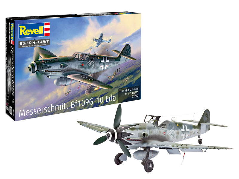 Revell of Germany 03752 1:32 Messerschmitt Bf109G-10 Erla Aircraft Plastic Kit