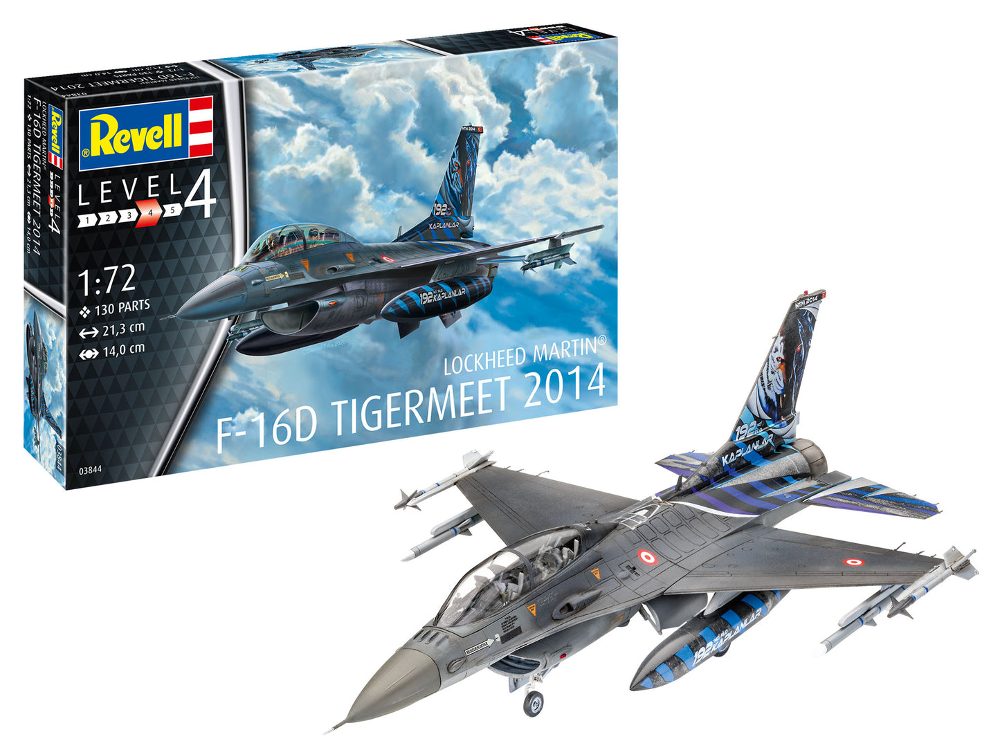 Revell of Germany 03844 1:72 Lockheed Martin F-16D Tigermeet 2014 Plane Kit