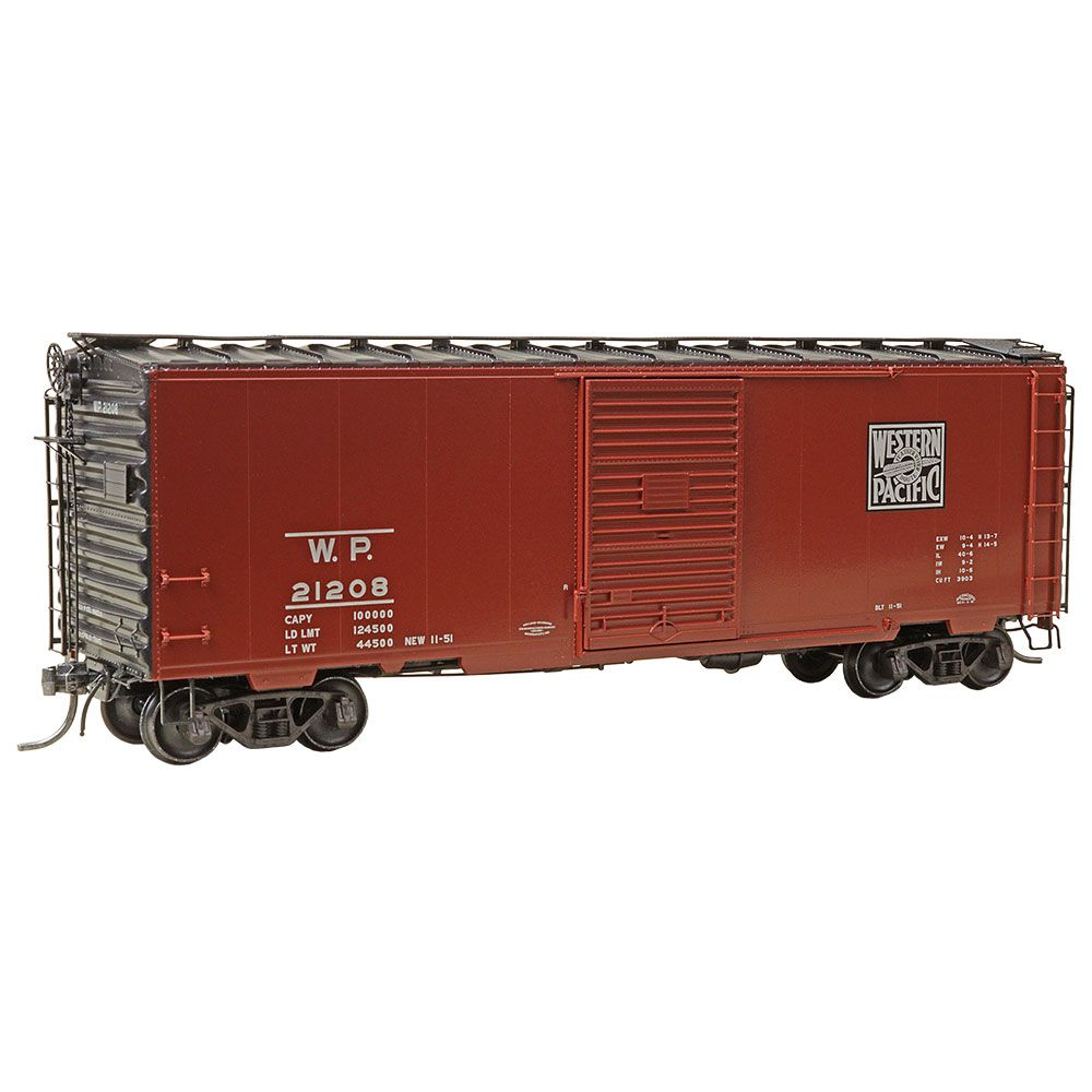 Kadee 4837 HO Western Pacific 40' PS-1 Boxcar RTR #21208