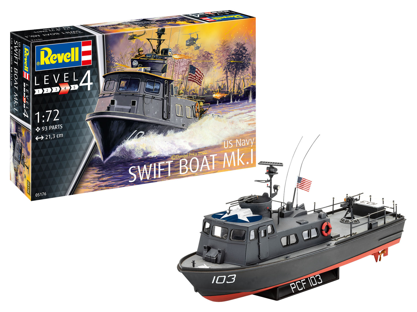 Revell of Germany 05176 1:72 Mk. I US Navy Swift Boat Plastic Model Kit