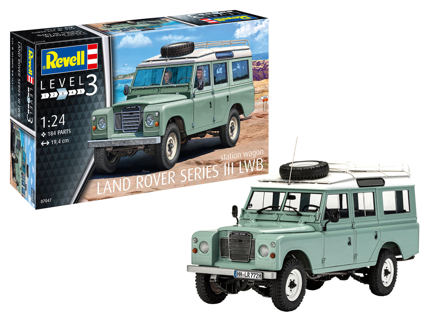 Revell of Germany 07047 1:24 Land Rover Series III LWB Station Wagon Plastic Kit