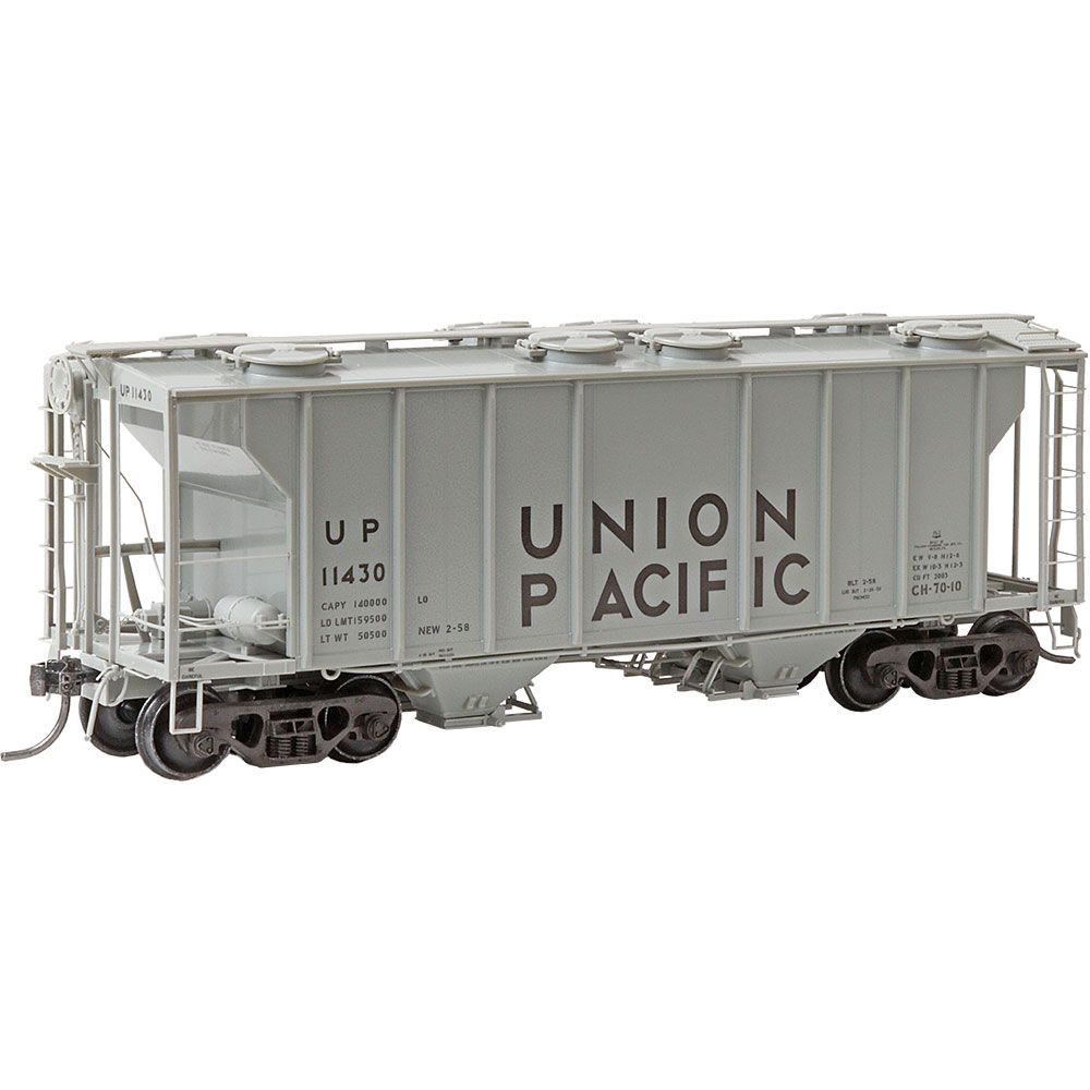 Kadee 8049 HO Union Pacific PS-2 2 Bay Hopper RTR #11430