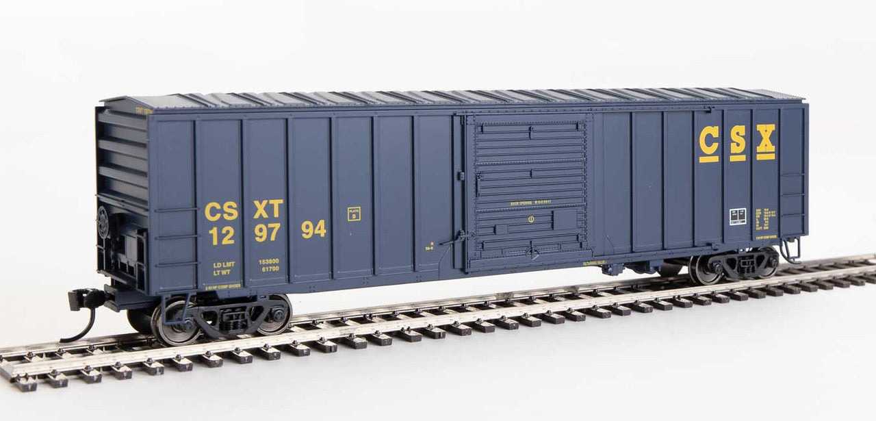 Walthers 910-1857 HO CSX Transportation RTR 50' ACF Exterior-Post Boxcar #129794