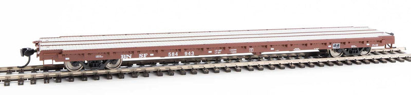 Walthers 910-5359 HO BNSF RTR 60' Pullman-Standard Flatcar #584943