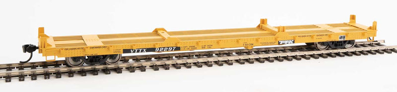 Walthers 910-5385 HO TTX VTTX RTR 60' Pullman-Standard Flatcar #92297