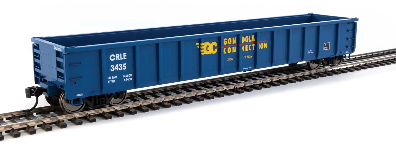 Walthers 910-6296 HO COE Rail CRLE RTR 53' Railgon Gondola #3435
