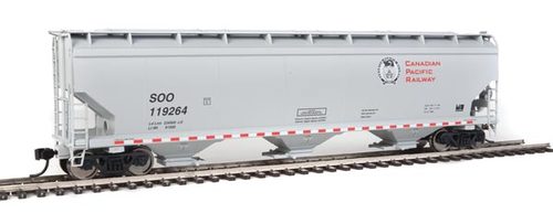 Walthers 910-7668 HO CP SOO 60' NSC 5150 3-Bay Covered Hopper #119264