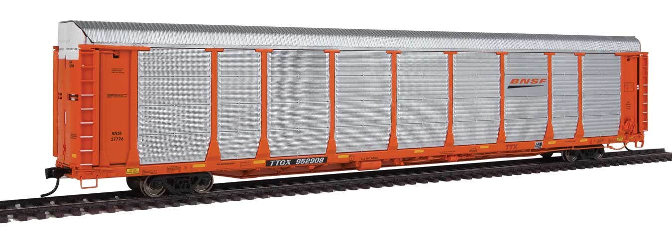 Walthers 920-101347 HO BNSF 89' Thrall Bi-Level Autorack #952827