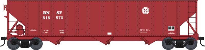Bowser 42868 HO BNSF 100-Ton 3-Bay Open Hopper Ready-To-Run #616570