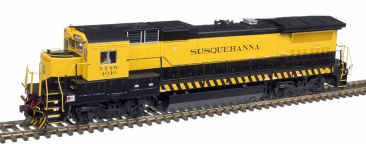 Atlas 10003070 HO Susquehanna Silver Series Dash 8-40B Diesel Locomotive #4040