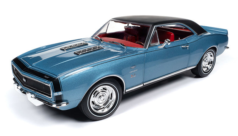 American Muscle 1329 1:18 Nantucket Blue MCACN 1967 Chevrolet Camaro Coupe
