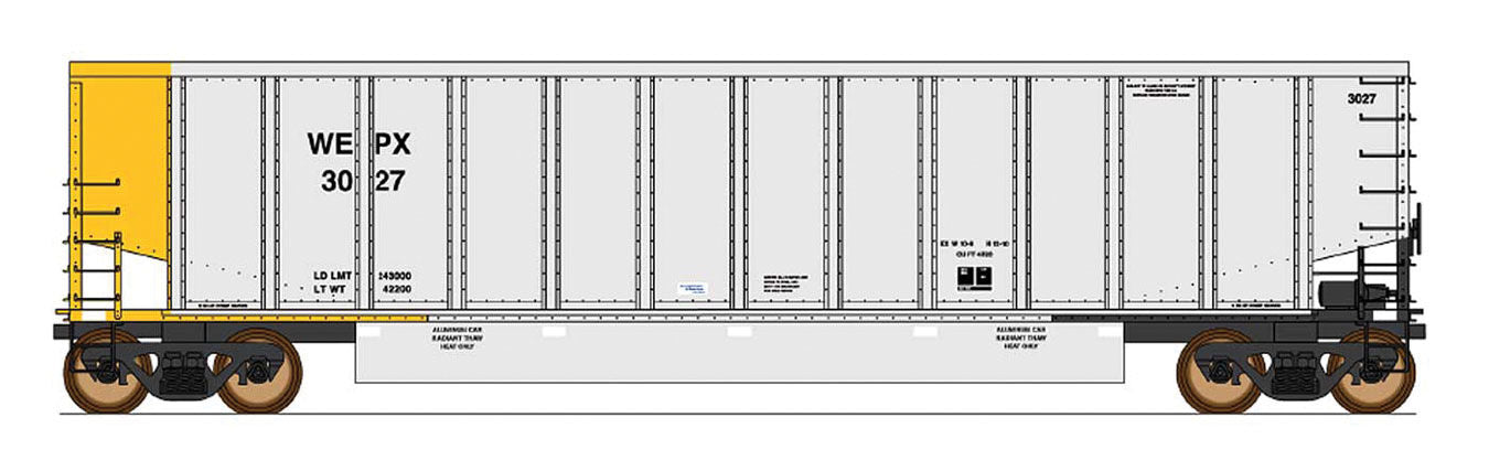 InterMountain 4401022 HO WEPX 14-Panel Coalporter Coal Gondola Ready-To-Run