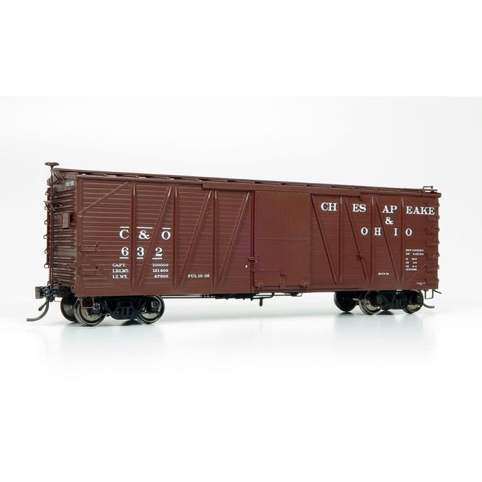 Rapido Trains 142004 HO C&O USRA Single Sheathed Boxcar (Pack of 6)