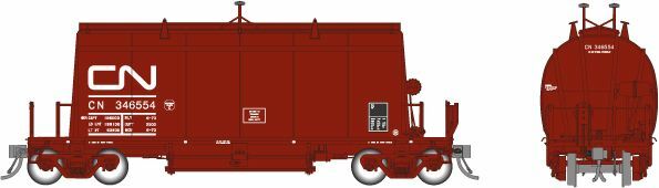 Rapido Trains 143002A HO Canadian National Long Barrel Ore Hopper Car