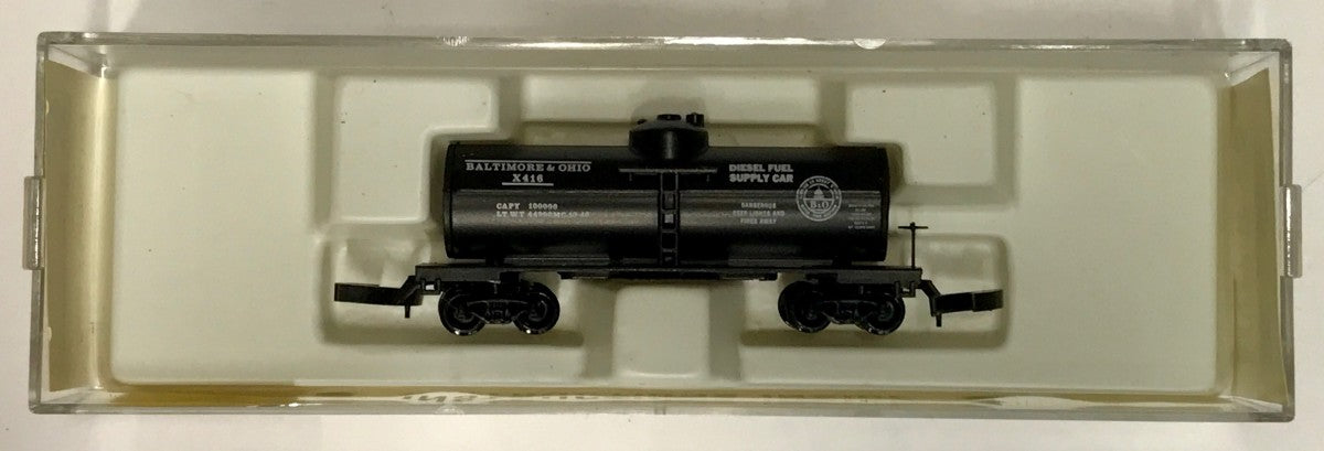 MicroTrains 53000060 Z Scale Baltimore & Ohio Single Dome Tank Car #X416 LN/Box
