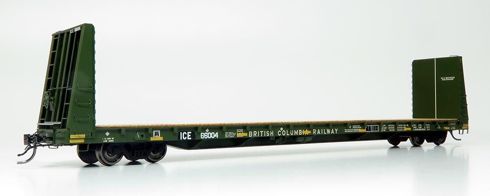 Rapido Trains 147010A HO ICE Marine Industries Bulkhead Flatcar (Single Car)