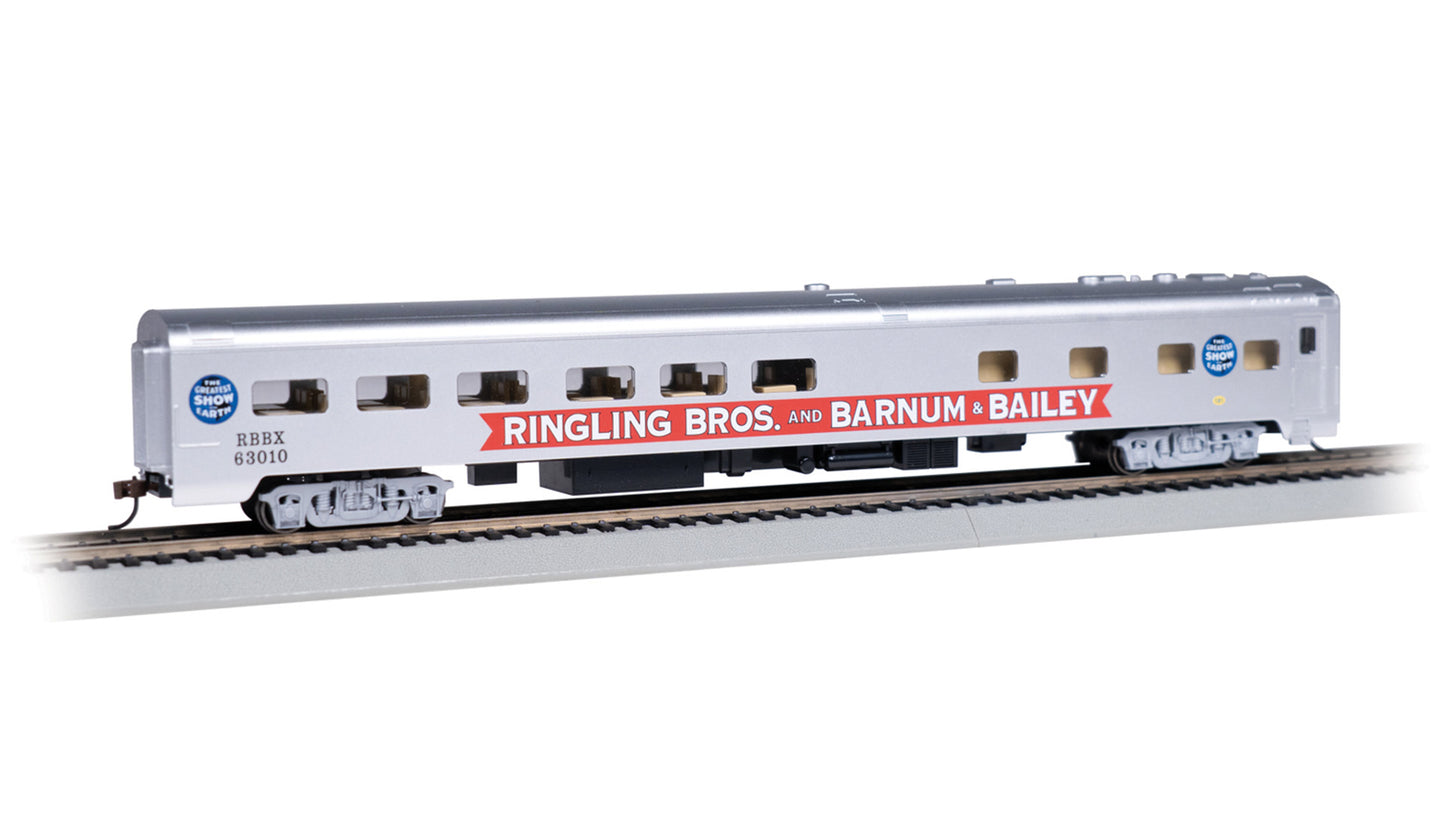 Bachmann 14808 HO Ringling Bros. and Barnum & Bailey Blue Unit Pie Car #63010