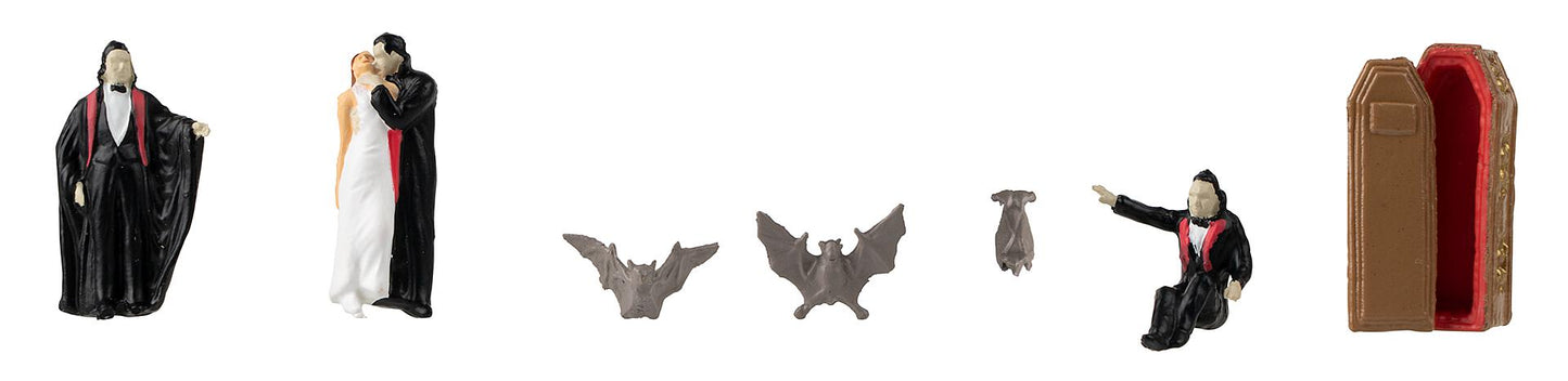 Faller 151632 HO Count Dracula Figure Set (Set of 7)