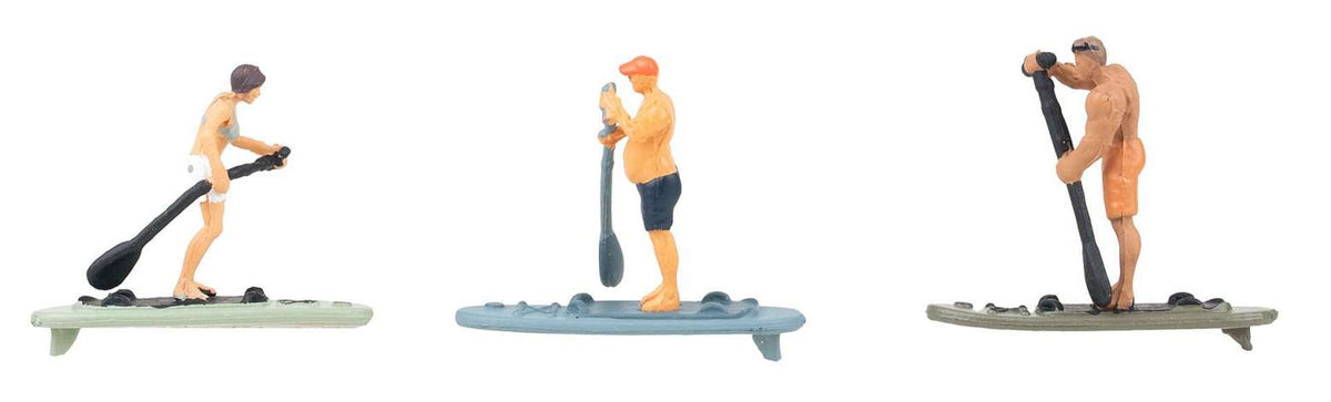 Faller 151736 HO Stand-up Paddler Figures (Set of 3)