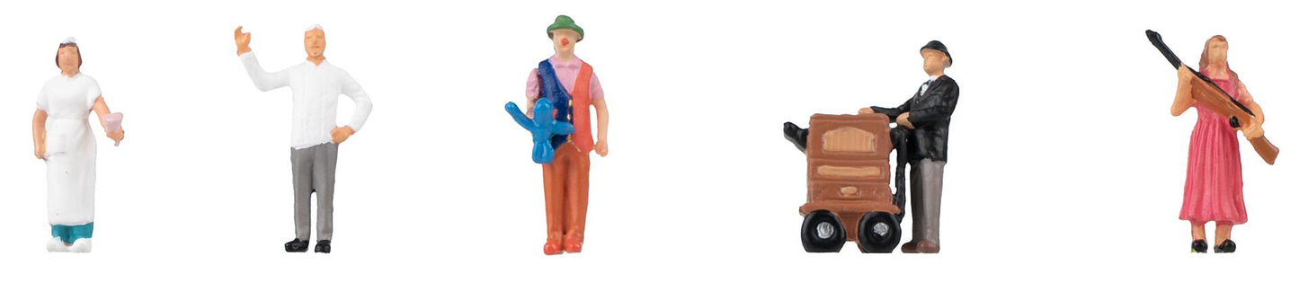 Faller 151850 HO Funfair Personal Figures (Set of 5)