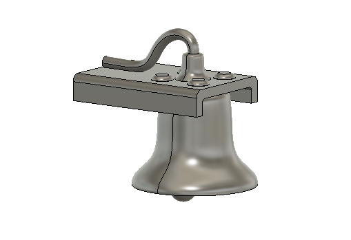 CMR Products 415-8502 HO Undecorated Chessie Hood Bell (Pack of 2)