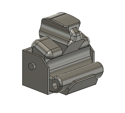 CMR Products 416-5101 HO Undecorated Spare Knuckle Coupler Part (Pack of 4)