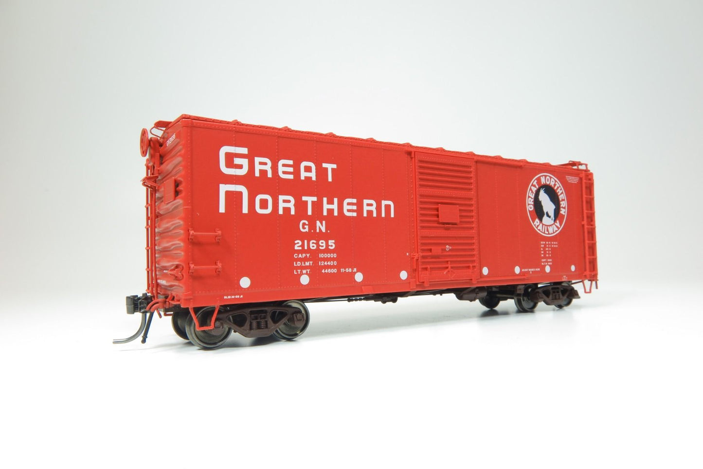Rapido Trains 155002A HO Great Northern 40'' Boxcar with Early IDNE