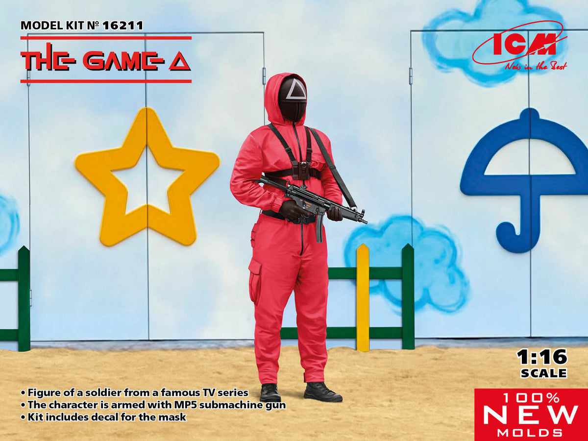 ICM 16211 1:16 The Game Triangle Masked Plastic Figure Kit