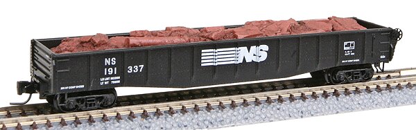Micro-Trains 52200201 Z NS 50' Fishbelly Sides Gondola with Scrap Load #191337 LN/Box