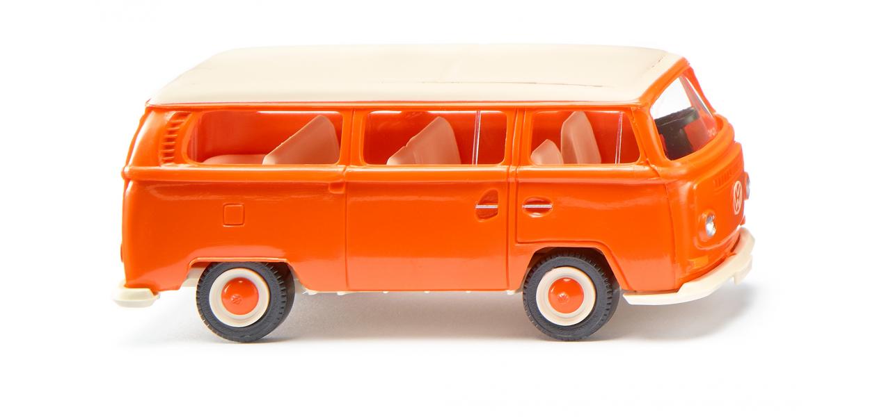 Wiking 031503 HO 100 Years Sieper - Volkswagen T2 Orange Bus