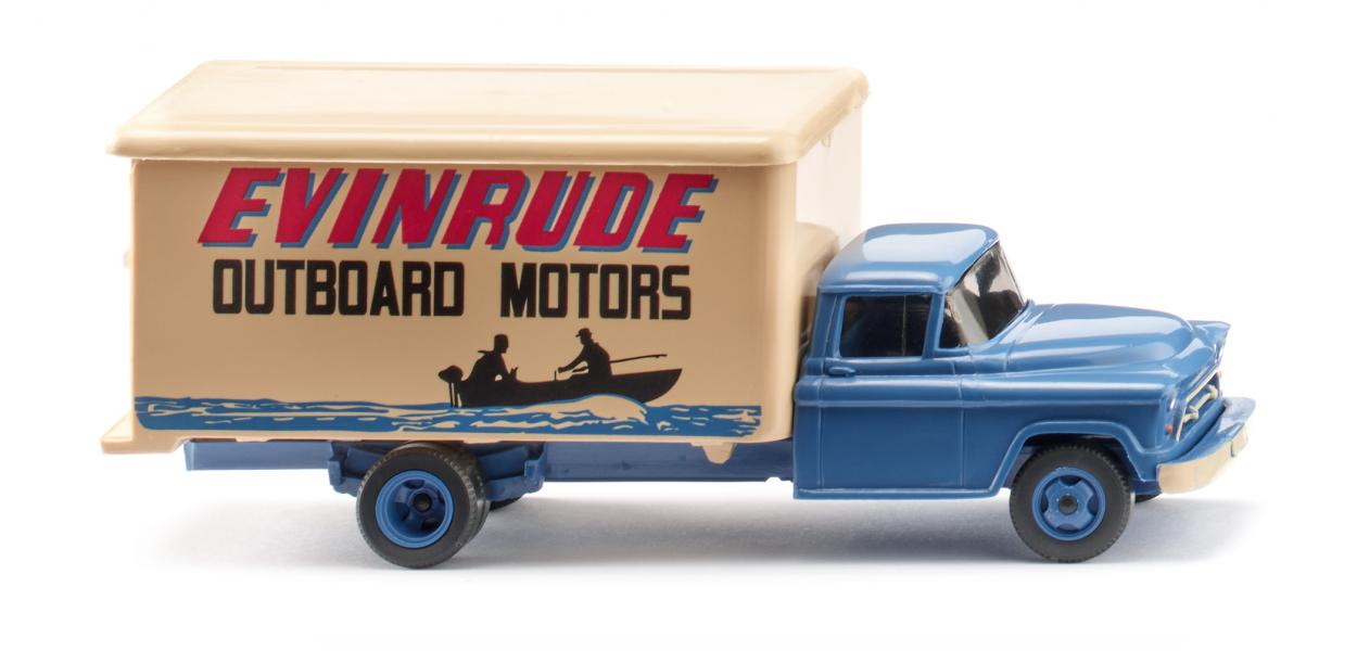 Wiking 044402 HO Evinrude Chevrolet Box Truck