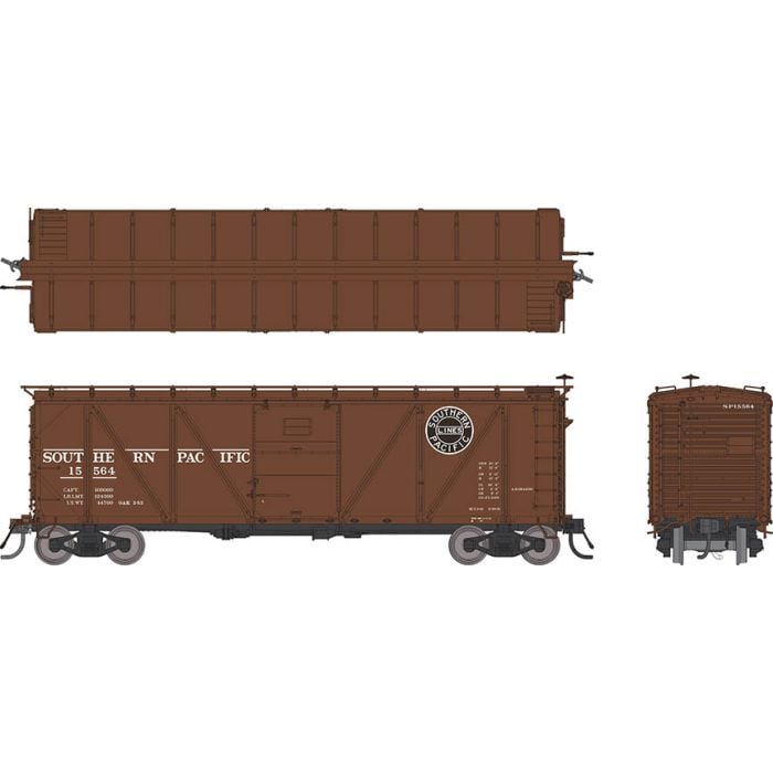 Rapido Trains 171003A HO SP 1931 to 1946 B-50-15 Boxcar - Rebuilt w/ Viking Roof