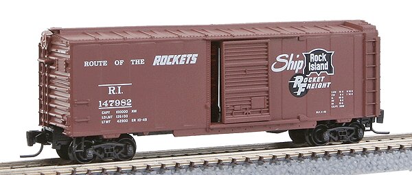 Micro-Trains 50000622 Z Rock Island 40' Standard Single Door Box Car #147982