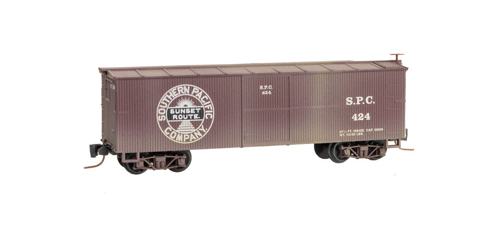 Micro-Trains 80044020 Nn3 SP Weathered 30' Single Door Boxcar #424