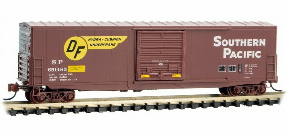 Micro-Trains 18000171 N Southern Pacific 50' Standard 10' Door Boxcar #651485 LN/Box