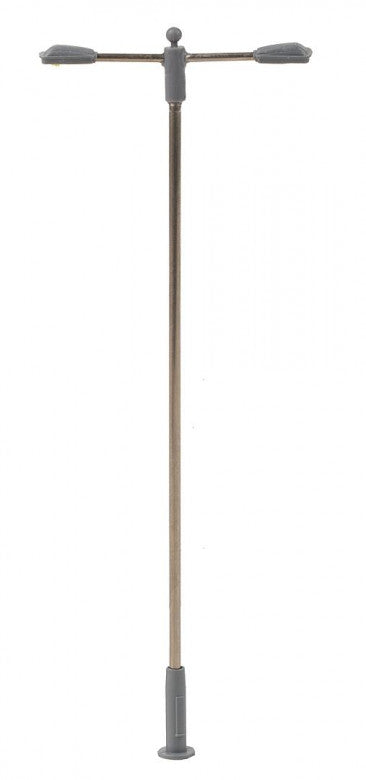 Faller 180203 HO Pole-Mast Double-Arm LED Street Light