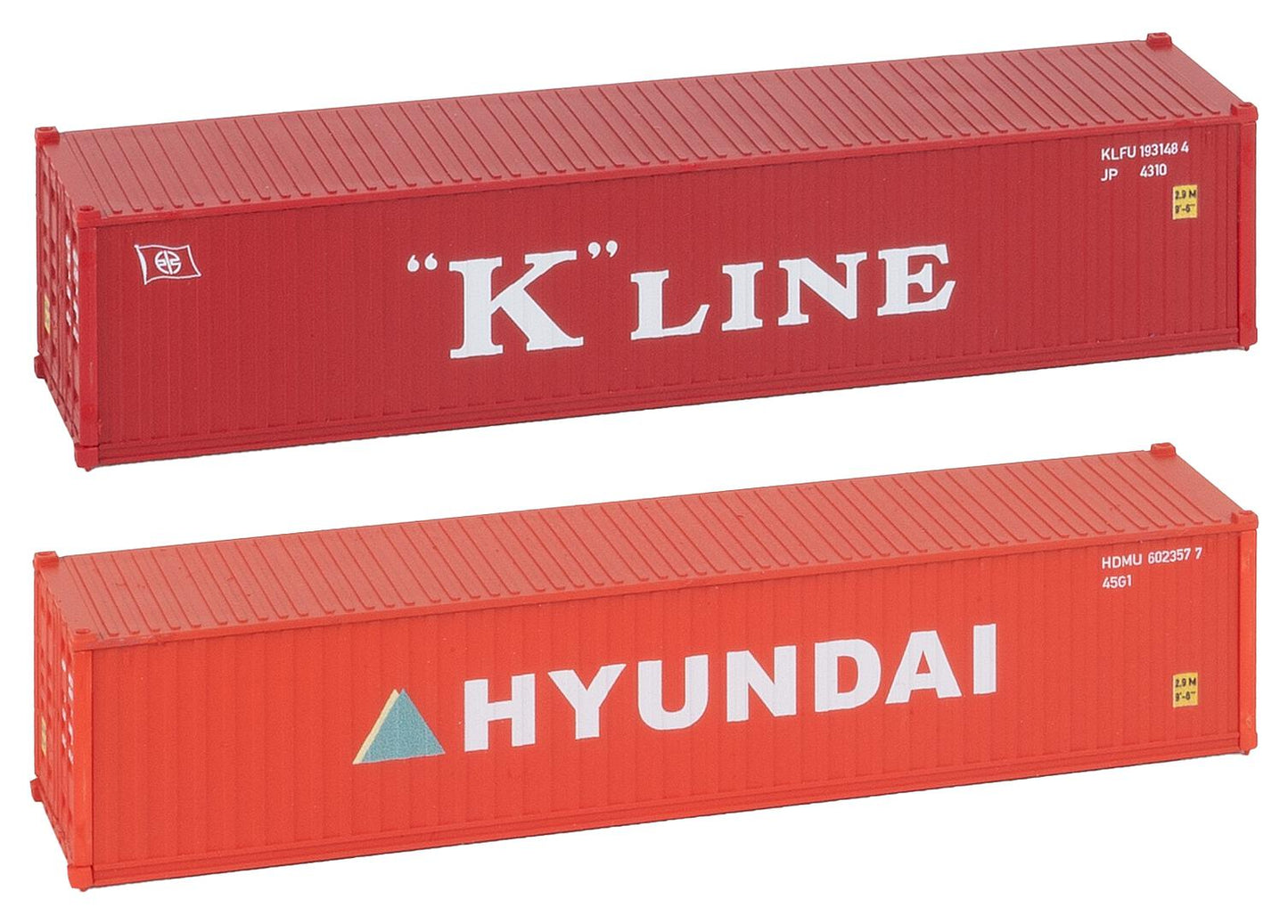 Faller 182055 HO K-Line and Hyundai 40' Container Kit