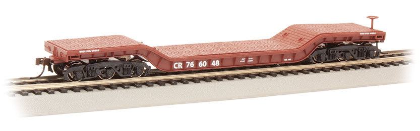 Bachmann 18342 HO Conrail 52' Center-Depressed Flat Car #766048 LN/Box