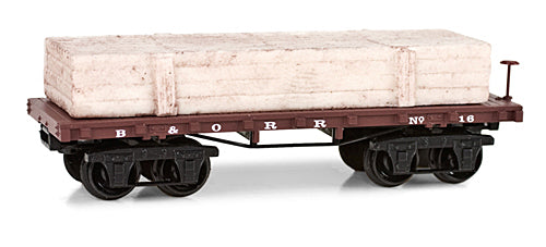 Micro-Trains 15300030 N B&ORR 26' Truss Rod Flatcar #16