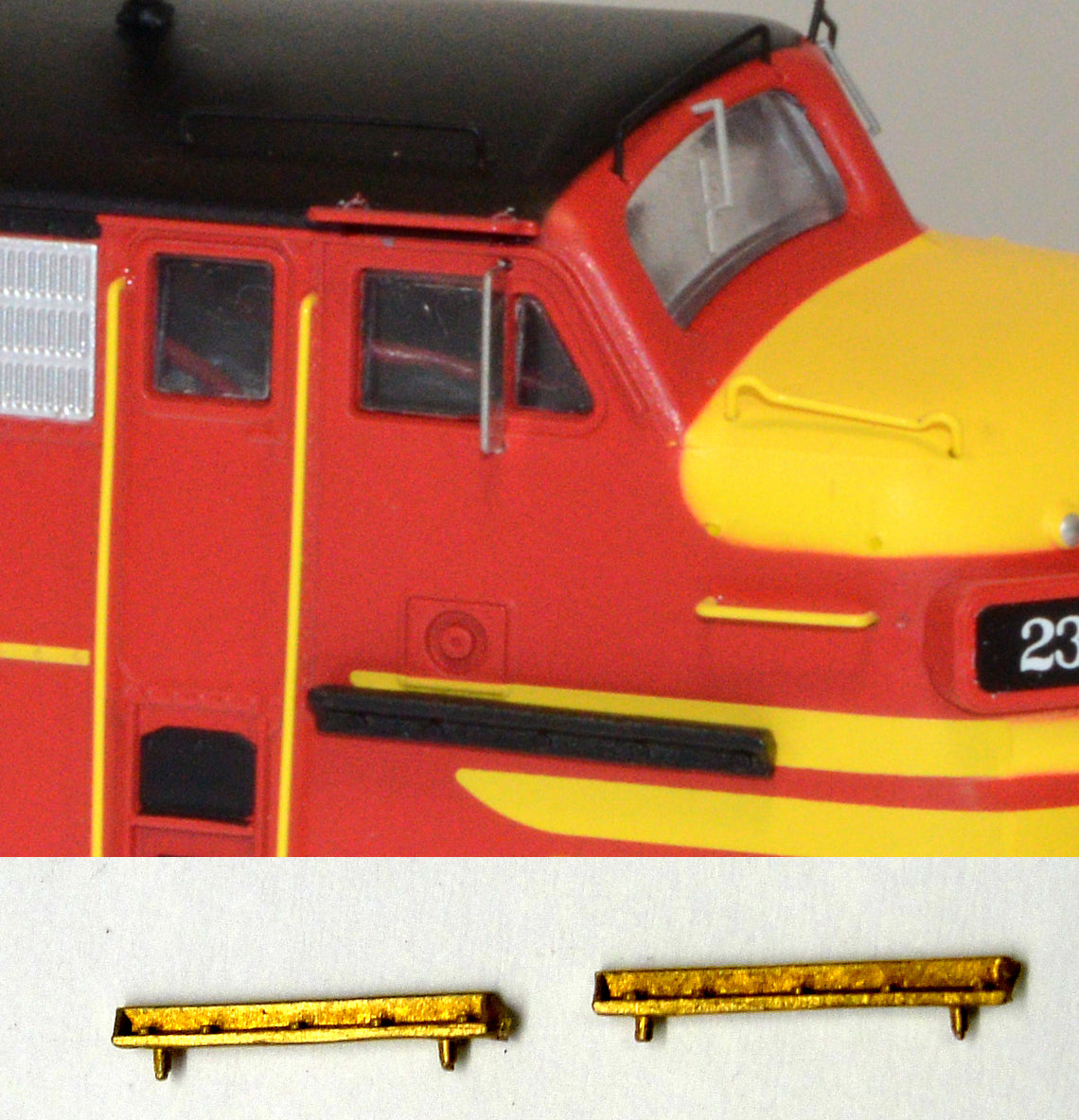 Cal Scale 190-680 HO F-Unit Cab Nose Walk (Pack of 2)