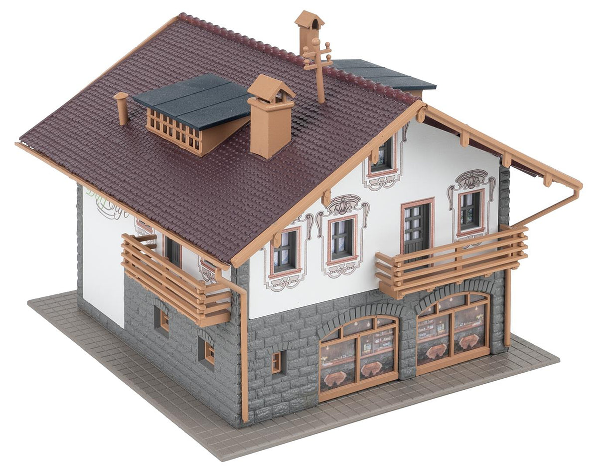 Faller 191836 HO Alpine House with Cafe Building Kit