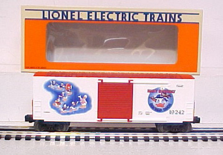 Lionel 6-19242 O Gauge Disney Donald Duck 50th Anniversary Hi Cube Boxcar #19242 LN/Box