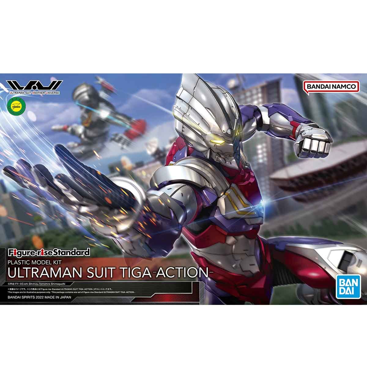 Bandai 2582489 1:12 Figure-Rise Standard Ultraman Suit Tiga Plastic Model Kit