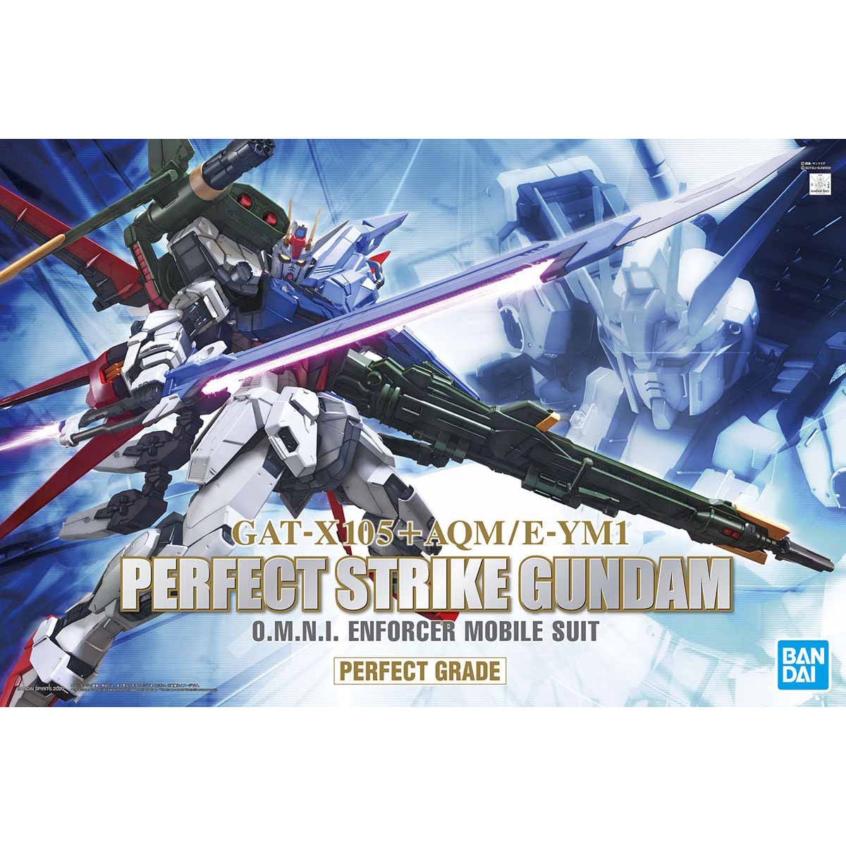 Bandai 2499946 1:60 PG GAT-X105+AQM/E-YM1 Gundam Plastic Model Kit