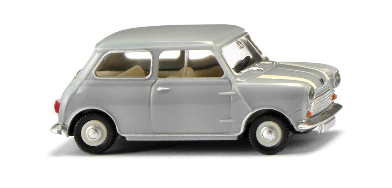Wiking 22606 HO Assembled Silver-Gray 1959-1967 Morris Mini-Minor Austin 7