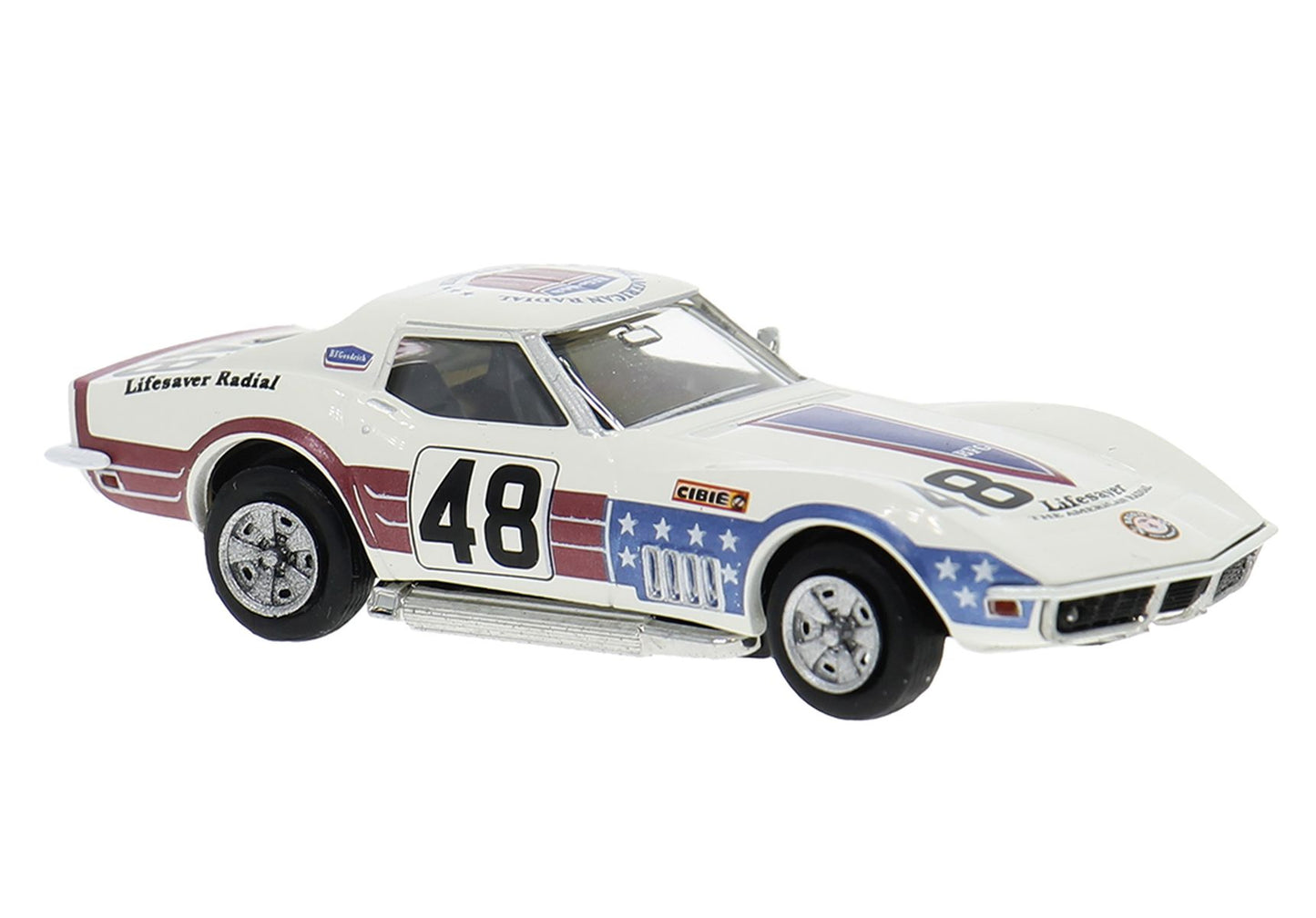 Brekina Automodelle 19985 HO John Greenwood #48 1969 Chevrolet Corvette C3