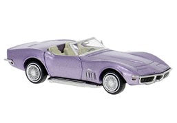 Brekina Automodelle 19995 HO Violet 1967-1973 Chevrolet Corvette C3 Convertible