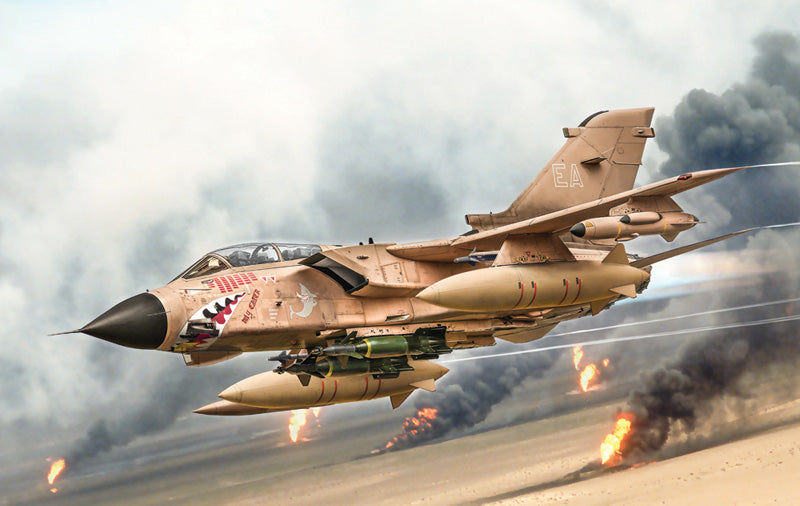 Italeri 2521 1:32 Tornado GR.1 Desert Storm Fighter Aircraft Plastic Model Kit